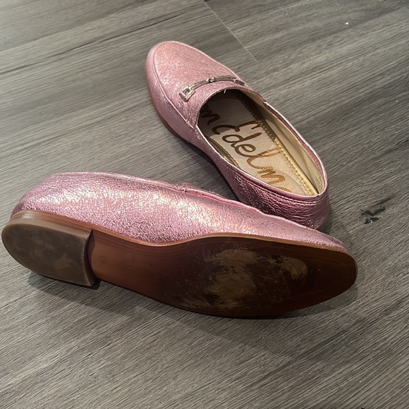 Sam Edelman Metallic Pink Loafer - Picture 4 of 5